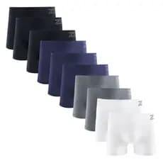 Kit 10 Cueca Boxer Zee Rucci Microfibra Sem Costura Elastano Revenda