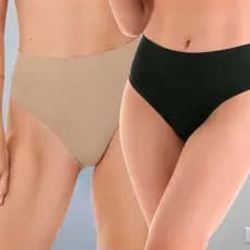 Calcinha Feminina Microfibra Zee Rucci Cós Alto Maternidade