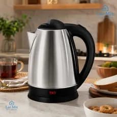 Chaleira Elétrica Jarra Inox Desligamento Automático Base 360° 110V/220V Café Chá