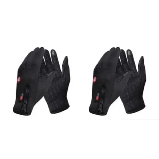 KIT 02UN Luvas Térmicas Unissex Touch Screen Compatível com Tela Sensível ao Toque / Para Ciclismo