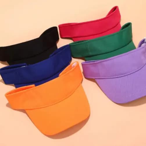 Viseira Visor Chapéu Sunvisor Ao Ar Livre Respirável Sunscreen Golfe Tênis RC-04