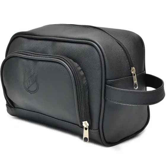 Necessaire Masculina Organizador Bolsa Mala Viagem Porta Maquiagem Feminina Couro Sintético Promoção