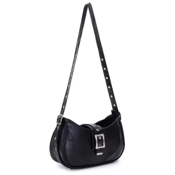 Bolsa Feminina Transversal Preta Pequena