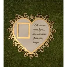 Quadro/Placa de homenagem para casamento, 15 anos