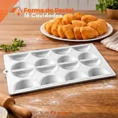Forma Molde Plástico Para Massa Pastel Empanada Risole 16 Cavidades