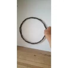 BASE PARA GUIRLANDA | FIBRA NATURAL | RÚSTICA - 30 cm diâmetro