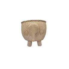Elefante em fibra natural