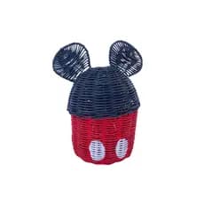 Cesto personalizado mickey em fibra natural