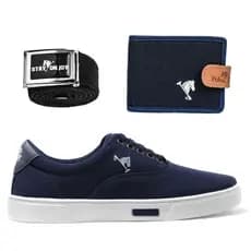 Sapatenis Masculino Polo Joy Tenis + Carteira e Cinto