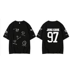 Camiseta BTS JungKooK JIMIN  V JIN RM Eii iSUGA JHOPE moda Kpop BTS Army bangtanboys