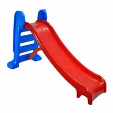 Escorregador Infantil com 3 Degraus Vermelho e Azul – Resistente, Seguro e Colorido