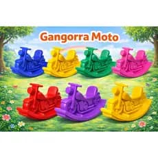 Gangorra Motoquinha Infantil - Várias Cores
