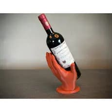 Porta garrafa de vinho Mão
