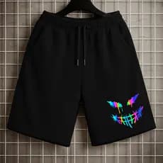 Bermuda Moletom Masculina Emile Neon Urban Life Otima Qualidade Novo
