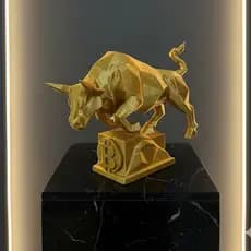 Estatueta Touro de Wall Street New York Bolsa de Valores - Modernize seu local de trabalho ou estudo