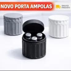 Porta Ampolas 3ml p/ 4 Unidades  | Estojo Organizador Rígido Seguro tirze