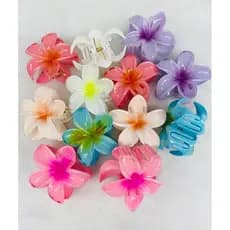 Piranha De Cabelo Flor, Presilha de flor, Grampo de cabelo kits com até 12 unidades