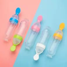MAMADEIRA COLHER DOSADORA BEBE INFANTIL ALIMENTOS SILICONE  Promoção