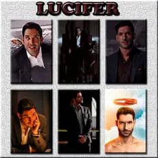 Placas Decorativas MDF Series Netflix Lucífer 13x20