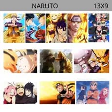 Placa Decorativa MDF - estilo Anime Naruto - Quadros Decorativos parede quarto adolecente colecionador 13x9cm