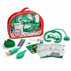Kit Médico Maleta Doutor 15pç Acessórios Criança Bolsa Infantil ED1 Brinquedo Menina Menino Presente