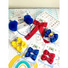 Laço escolar/kit laco escolar/Laco de escola/ tiara escolar