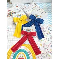 Laço escolar/laco de escola/laco escolar/kit laço escolar/tiara escolar