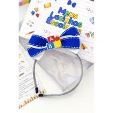 Laço escolar/kit laço escolar/laço de escola/tiara escolar/arquinho escolar