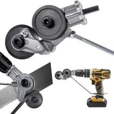 Cortador De Chapas De Metal Elétrico Para Furadeira Chapa Aço Metal Adaptador