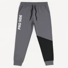 Calça Moletom Masculina Pro Side Jogger Com Punho E Cós Ajustável Peluciada Grossa 6528