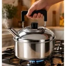 Chaleiras Inox aço inoxidável nós tamanhos 2 e 2,5  litros - Art'inox