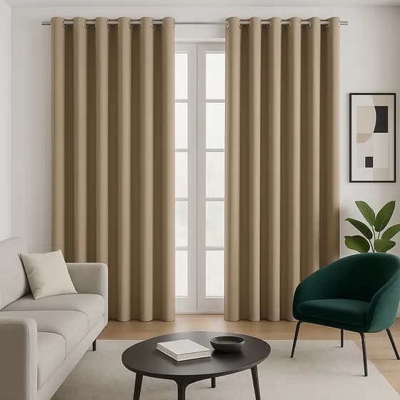 Cortina 2 Metros Blackout De Tecido 2,80x2,30 Para Sala Quarto Escritório Tecido Grosso
