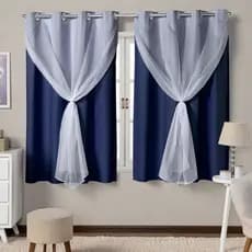 Cortina 100% Blackout Com Voal 2,80m x 1,60m
