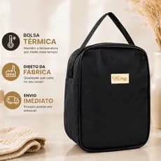 Bolsa Térmica Infantil Menina e Menino Porta Marmita Lanche Mamadeira