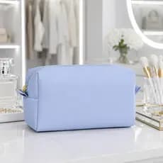 Necessaire Pequena Feminina Compacta Multiuso Bolsa Organizador de Bolsa Viagem Maquiagem