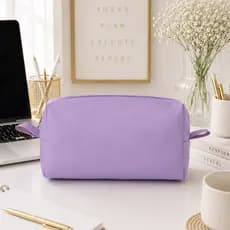 Necessaire Média Feminina Organizador de Maquiagem Multiuso Bolsa Viagem com Zíper