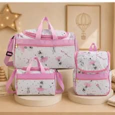 Kit 3 Bolsas Maternidade Bebe Várias Cores Menina/Menino