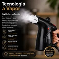 Passadeira Vapor Portatil Roupas Camisas Vestidos Facil Uso Alta Performance