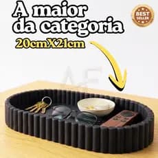 Bandeja Organizadora Oval Porta Perfumes Porta Joias  Organizador de Cosméticos Bandeja Decorativa