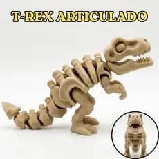 Tiranossauro Rex Articulado 20 cm Dinossauro Articulado Grande para Decoração, Coleção e Presente