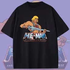 Camiseta Unissex He man Filme Fadom Quadrinhos Hq Desenho Lançamento
