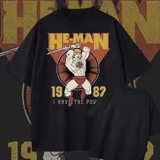Camiseta Unissex He man Promoção Lançamento Filme Estreia Algodão Alta Qualidade