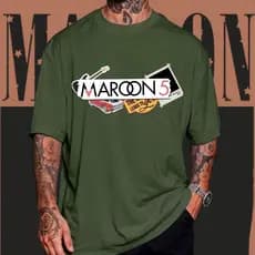 Camiseta Unissex Maroon 5 Five Idolo Cantor Show Musica Internacional