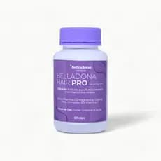 Belladona Hair Pro 60 cápsulas com Biotina 10mg - Belladona