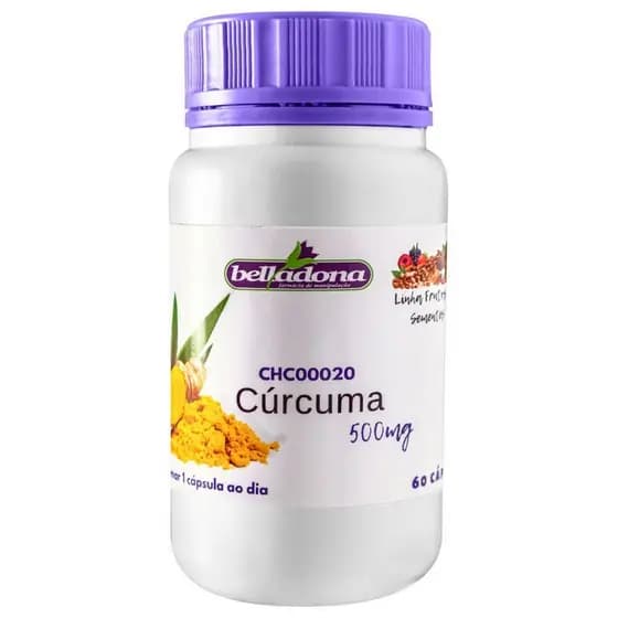 Cúrcuma - 500mg - 60 cápsulas