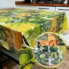 Toalha de mesa cozinha restaurante plástico PVC  térmico 4 LUGARES 1,40 x 1,40 varias estampas