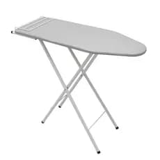 Mesa Tábua de Passar Roupa Elegance 4 Pés Dobrável 3 Alturas com Tecido Térmico Porta-Ferro Itagold