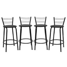 Kit 4 Banquetas Cadeiras 60cm Bistrô Bancos Cozinha Bar Balcão Ilha Área Gourmet Bancada Exclusivas