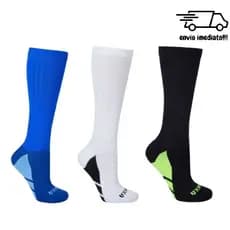 Meião Futebol 3/4 Cano Médio Futsal Profissional Meia Poliesportivo Kanxa Diversas Cores