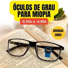 Miopia Óculos de Grau Pronto Diversas Cores Lentes -0.50 a -4.00 Diversas Cores Para Longe
